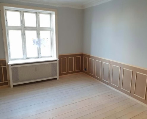 Rum med radiatorskjuler